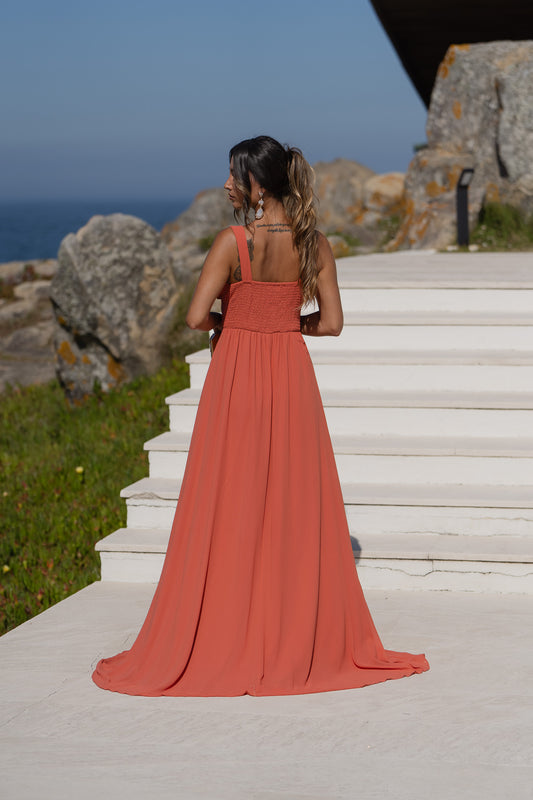 Vestido Dilly - tijolo