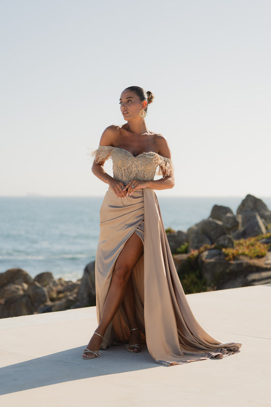 Vestido Armenia - bege