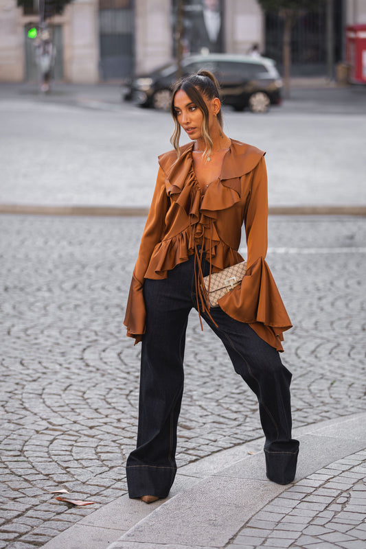 Blusa Leonor - camel