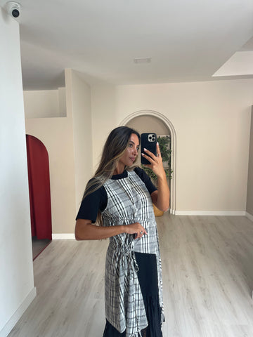 Vestido sobreposto