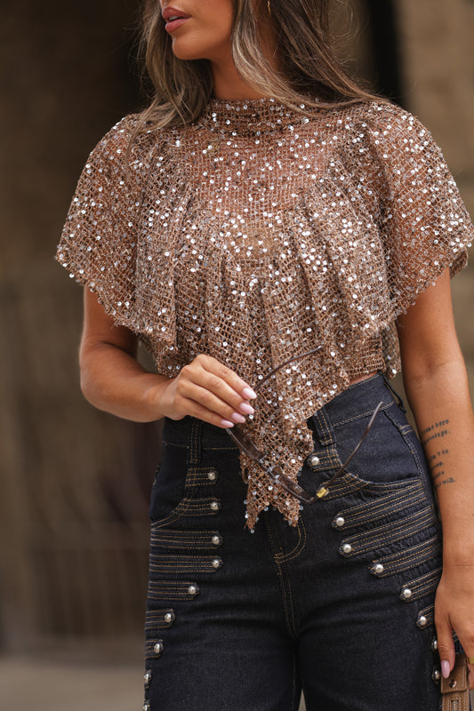 Blusa Nobre c/ Brilhos