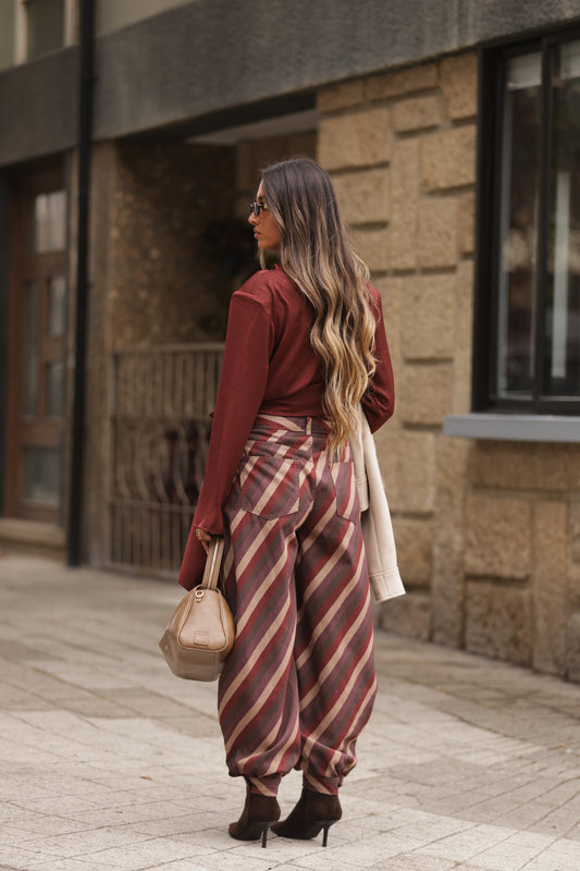 Blusa Amora - Bordo