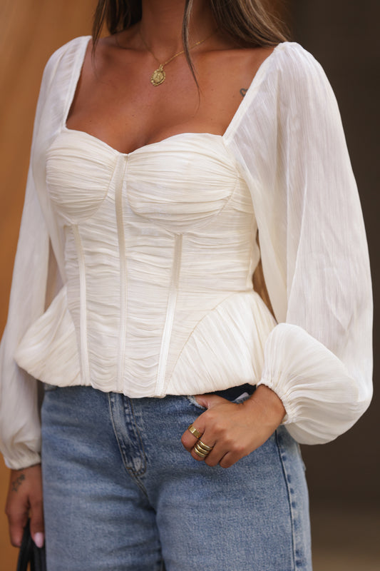 Blusa Mocha - Bege