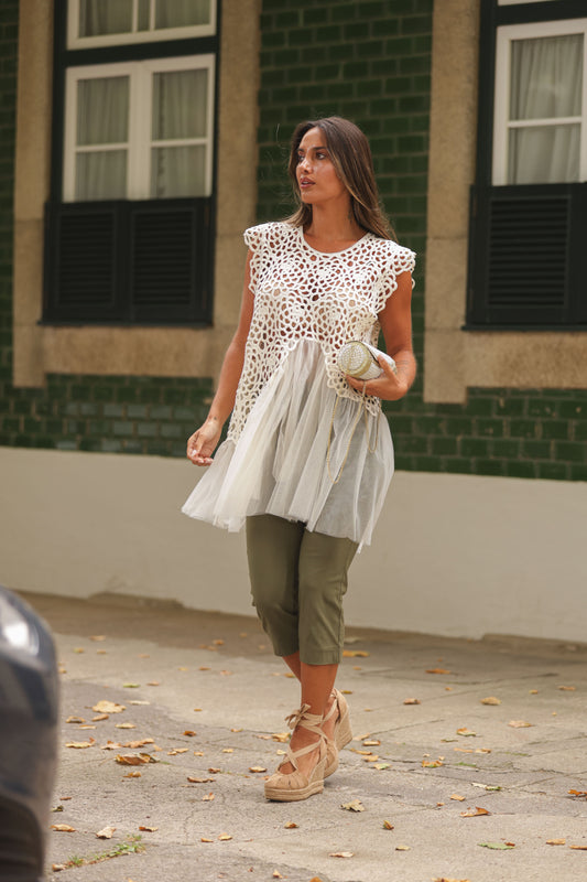 Túnica Peres - Bege