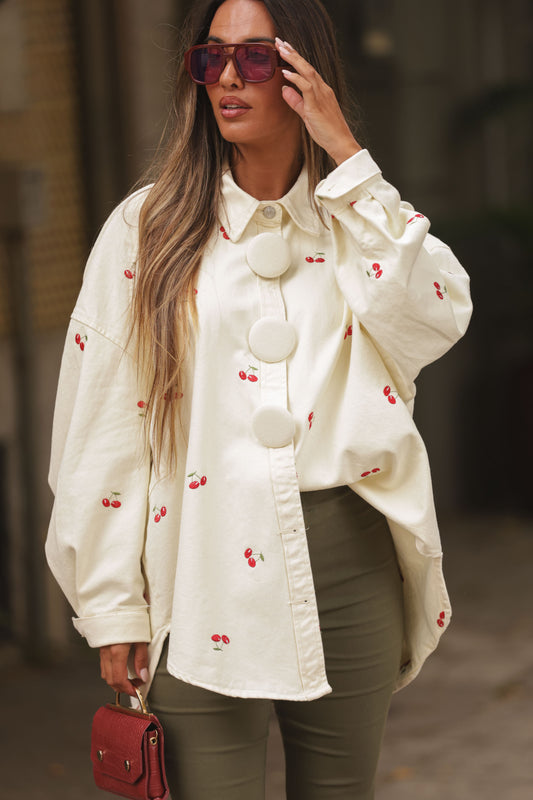 Camisa c/ cerejas