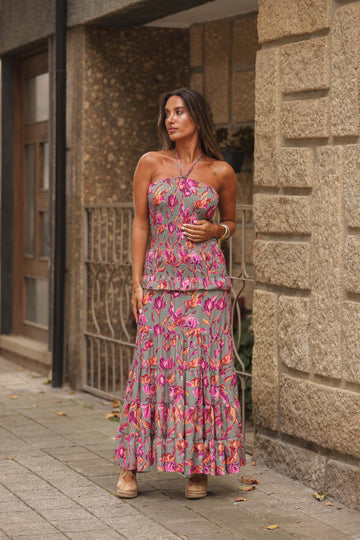 Vestido Vilar - tons rosa