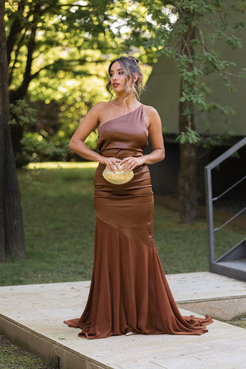 Vestido Honduras - Castanho