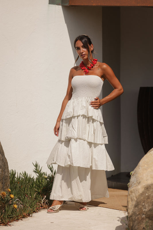 Vestido Menorca - Cru