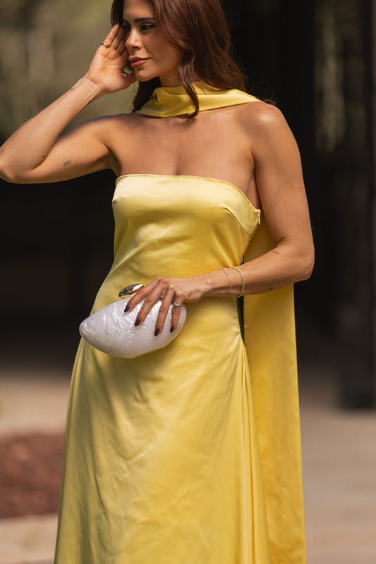 Vestido Caroline - Amarelo