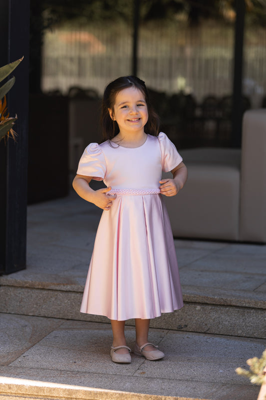 Vestido Lara - rosa bebé