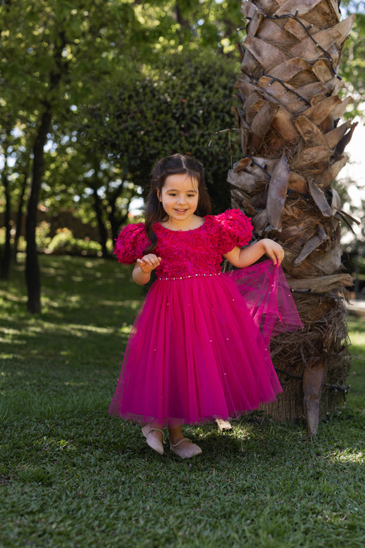 Vestido Maria Clara - rosa