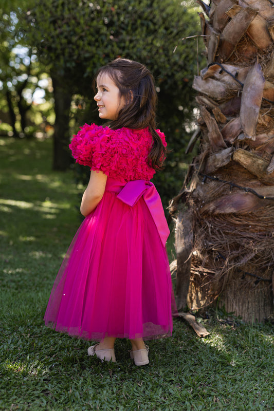 Vestido Maria Clara - rosa
