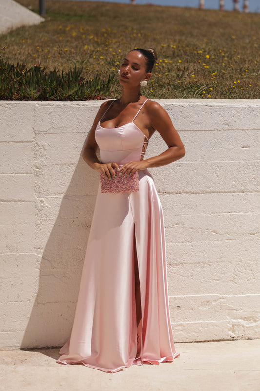 Vestido Suiça - Rosa