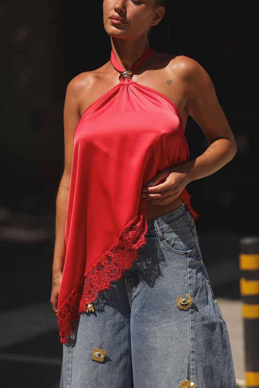 Top Lacerda - Vermelho