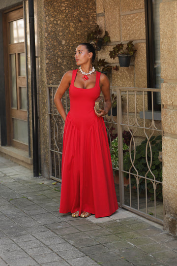 Vestido Ribeiro - Vermelho