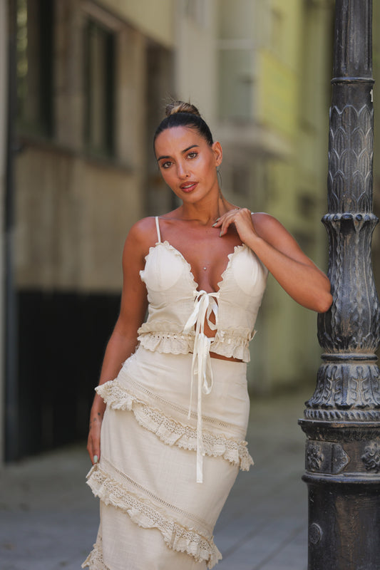Conjunto Nicole - Bege
