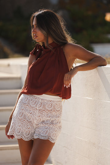 Top halter - Bordeux