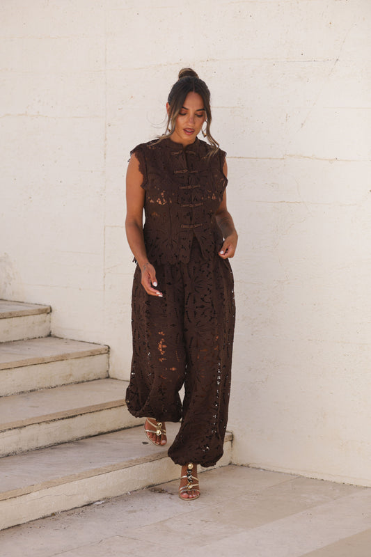 Conjunto Amalfi - Castanho