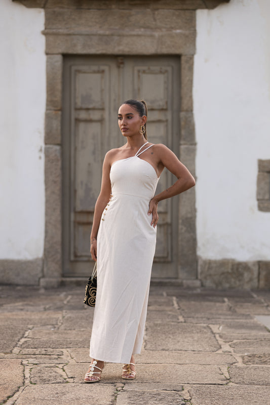 Vestido Mar - Bege