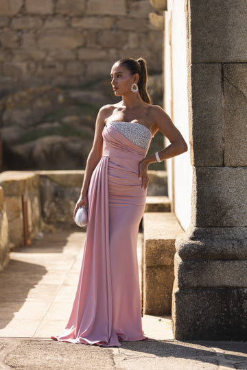 Vestido Ambar - rosa