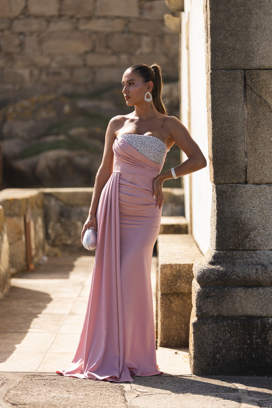 Vestido Ambar - rosa