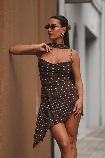 Vestido Ofélia - Castanho