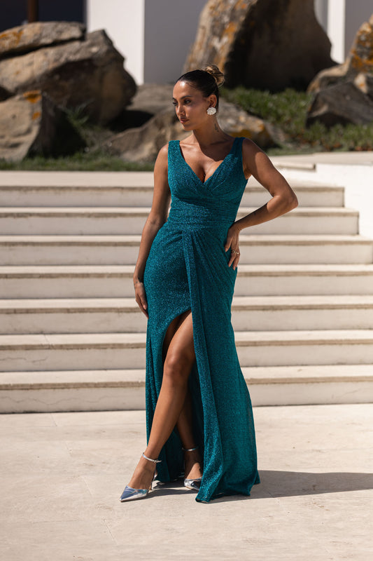 Vestido Bali - Petroleo