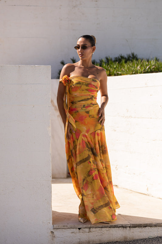 Vestido Moana - Amarelo