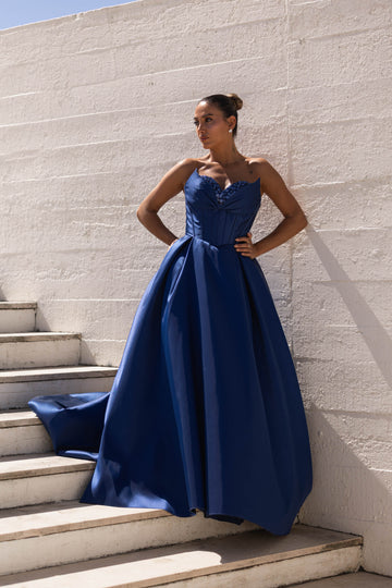 Vestido Marcella - Azul Marinho