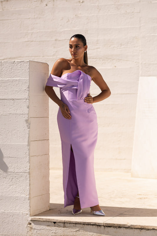 Vestido Malu - Lilas