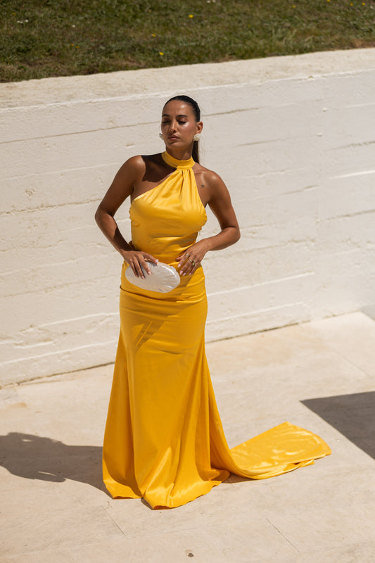 Vestido Quénia - Amarelo