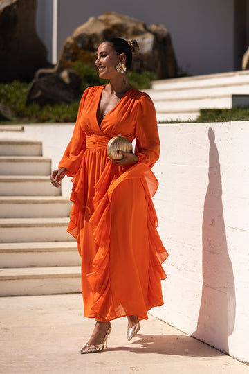 Vestido Maya - Laranja