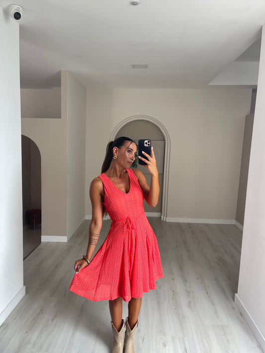 Vestido Isa - coral