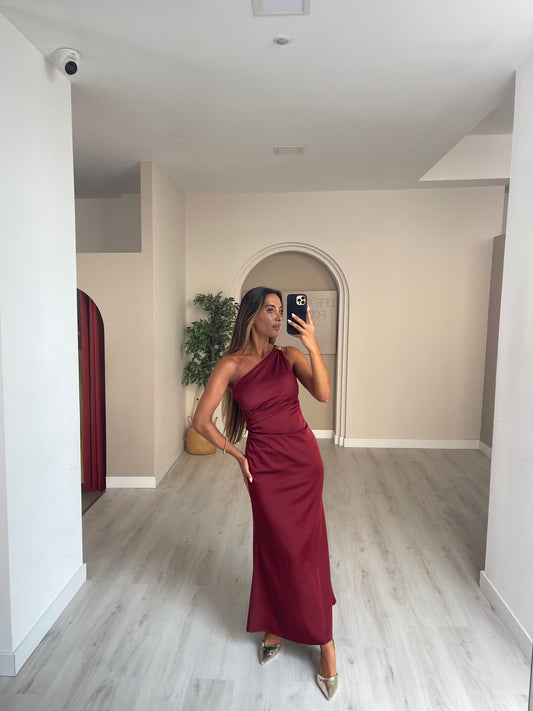 Vestido Lagos - bordeux