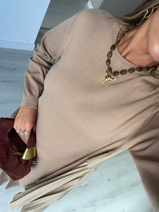 Vestido Apúlia - camel