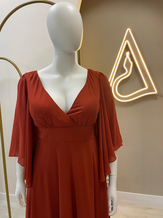 Vestido Toronto - Tijolo