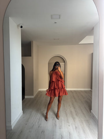 Vestido Bellini - Tijolo