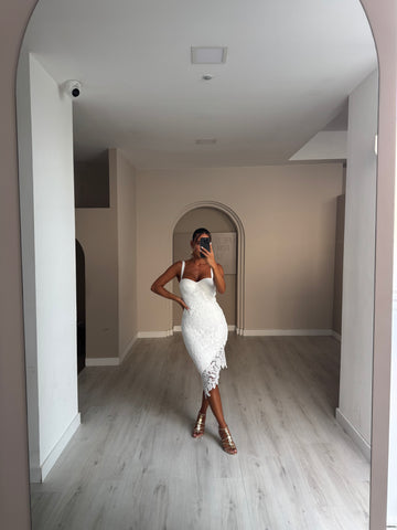 Vestido Miriam -Branco