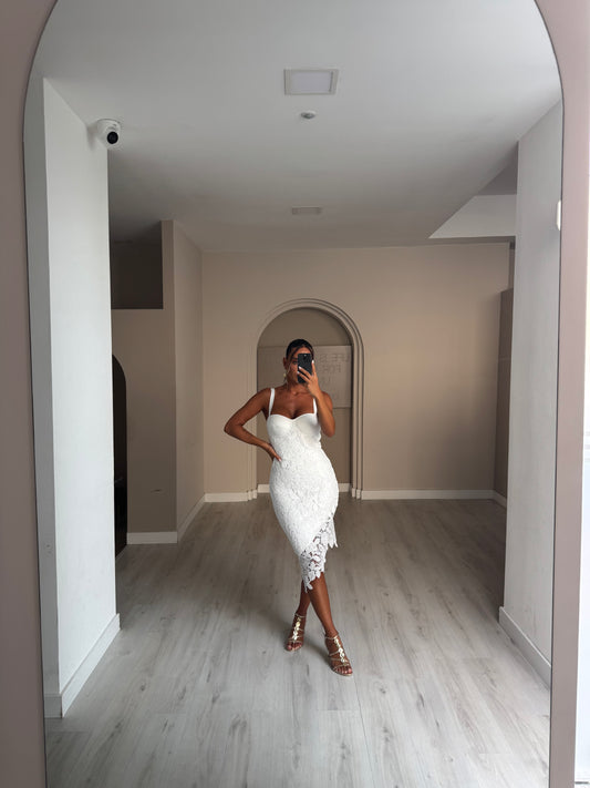 Vestido Miriam -Branco