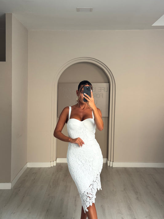 Vestido Miriam -Branco