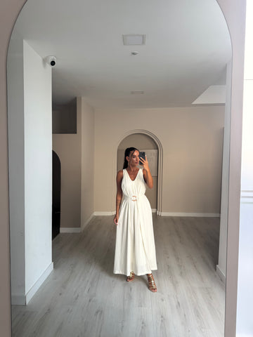 Vestido Fluido c/cinto