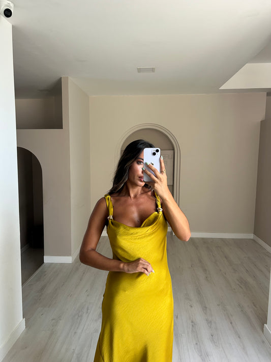 Vestido Amália - Amarelo