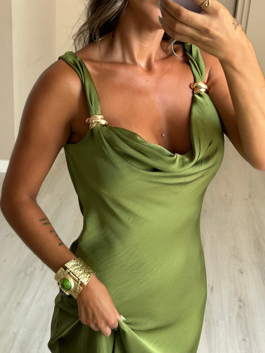 Vestido Amália - Verde