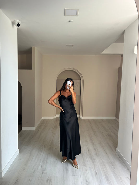 Vestido Amália - Preto