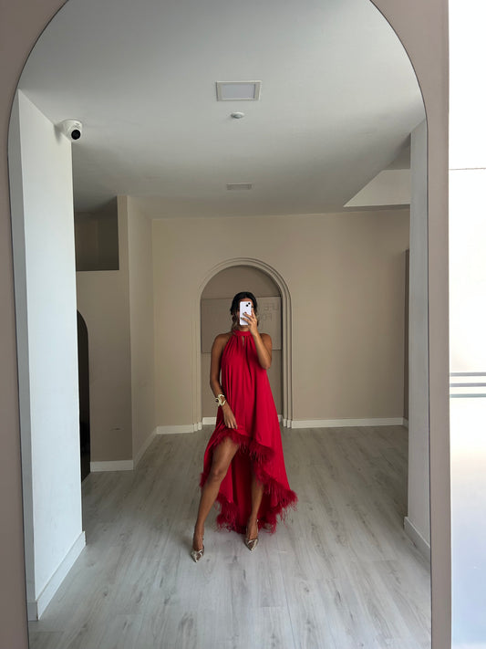 Vestido Gardênia - Vermelho