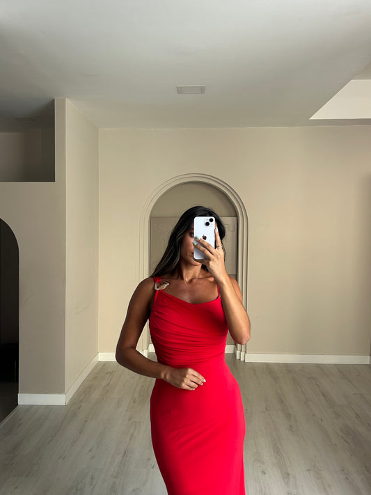 Vestido Nazaré - Vermelho