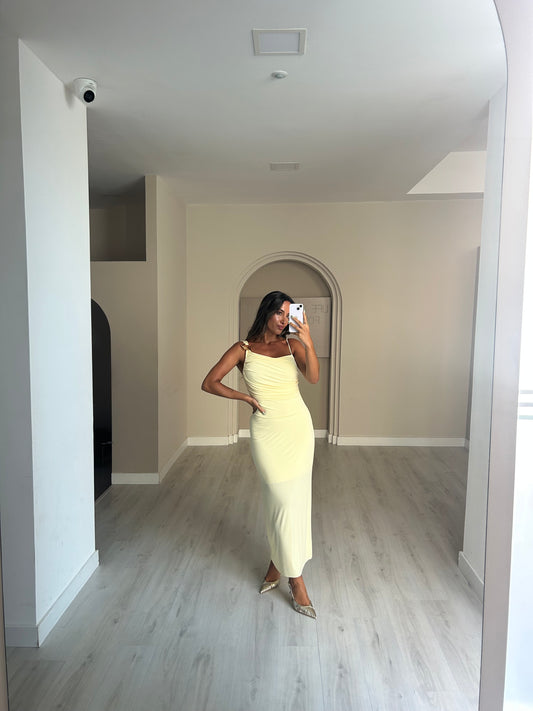 Vestido Nazaré - Amarelo
