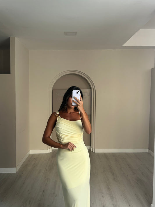 Vestido Nazaré - Amarelo