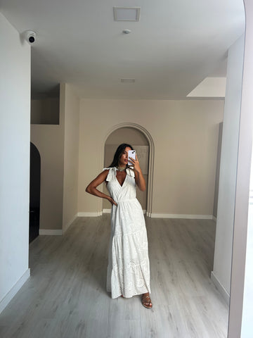 Vestido Constança - Branco