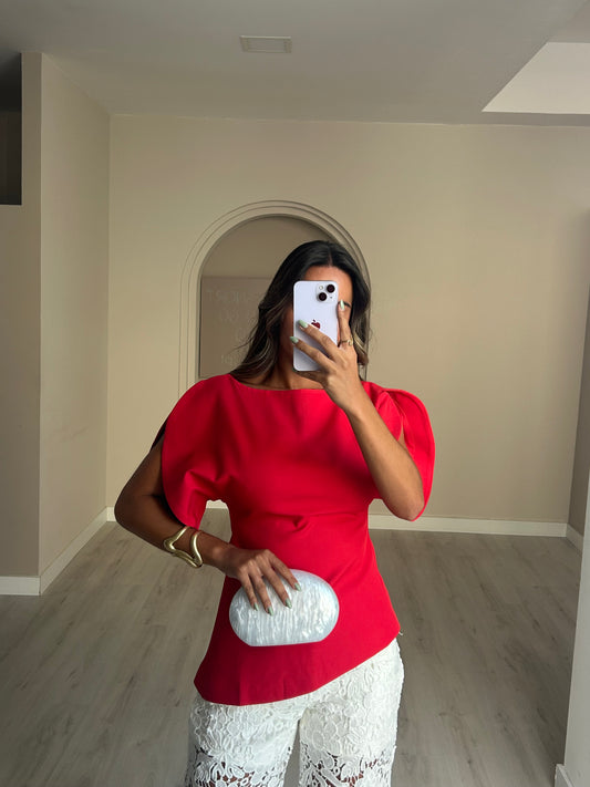 Blusa Adélia - Vermelho